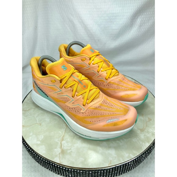 Salomon Shoes - Salomon Phantasm 2 Road Running Shoes Womens 9 Orange Yellow Sporty Gym Sneakers